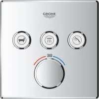 Душова система прихованого монтажу Grohe QuickFix Grohtherm SmartControl + Vitalio Comfort 250 Cube хром UA202802C3