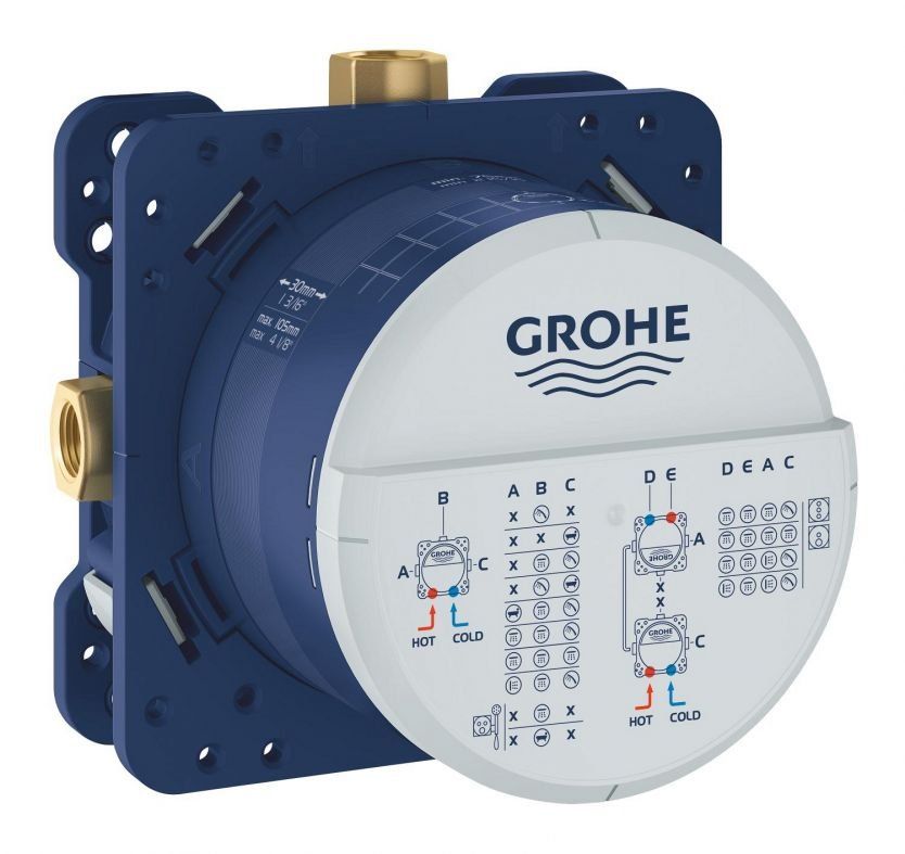 Душова система прихованого монтажу Grohe Grohtherm SmartControl хром UA26415SC6