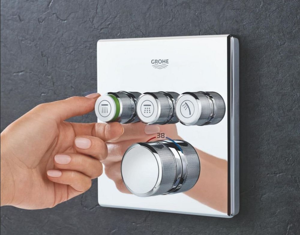 Душова система прихованого монтажу Grohe Grohtherm SmartControl хром UA26415SC6