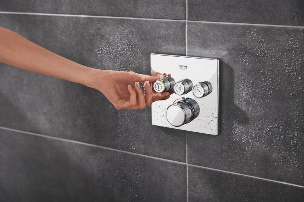 Душова система прихованого монтажу Grohe Grohtherm SmartControl хром UA26415SC6