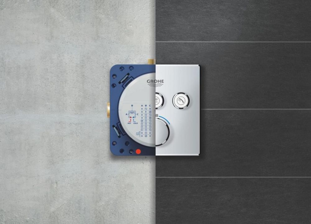 Душова система прихованого монтажу Grohe Grohtherm SmartControl хром UA26415SC6