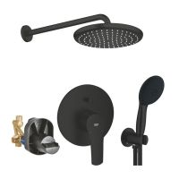 Душова система прихованого монтажу Grohe Eurosmart чорний матовий UA26415SC8