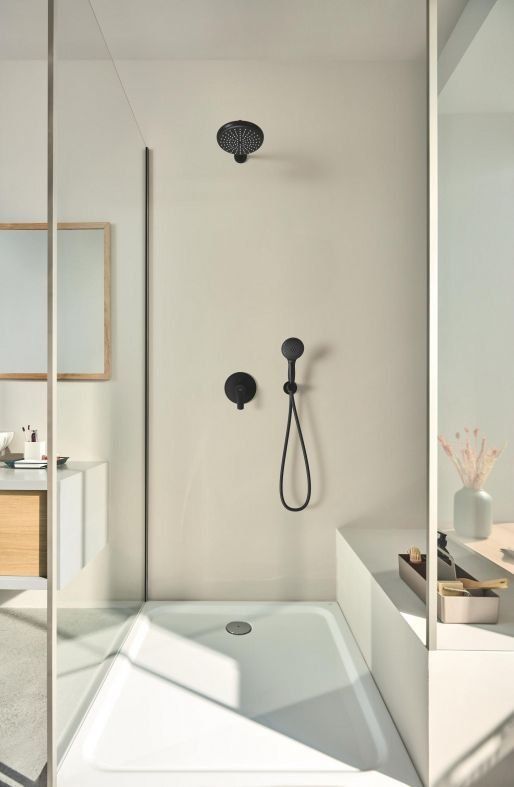 Душова система прихованого монтажу Grohe Eurosmart чорний матовий UA26415SC8