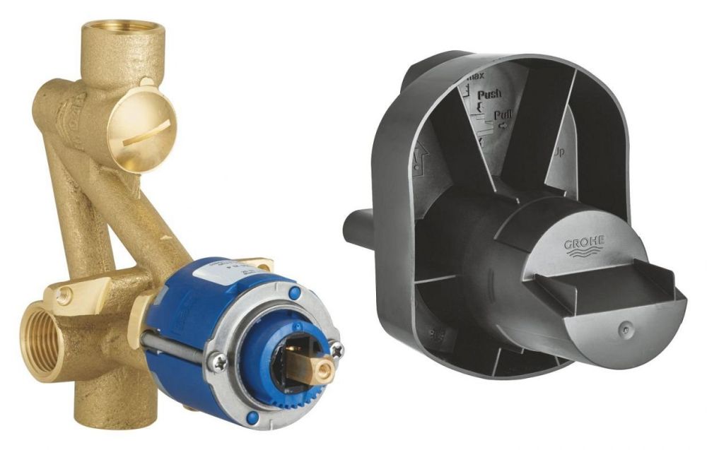Душова система прихованого монтажу Grohe Eurosmart чорний матовий UA26415SC8