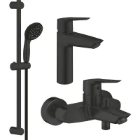 Набір змішувачів Grohe QuickFix Start 3 в 1 чорний матовий UA303301MQ