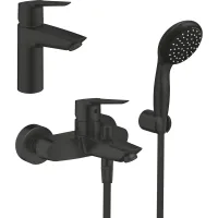 Набір змішувачів Grohe QuickFix Start 3 в 1 чорний матовий UA303301SQ