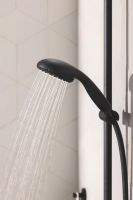Змішувач для душу Grohe Precision Start чорний матовий UA303908T1 з душовим гарнітуром