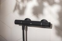 Змішувач для душу Grohe Precision Start чорний матовий UA303908T1 з душовим гарнітуром