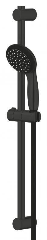 Змішувач для душу Grohe Precision Start чорний матовий UA303908T1 з душовим гарнітуром