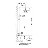 Душова система Paffoni Easy Plus хром ZCOL603CR