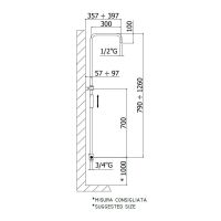 Душова система Paffoni Master Plus хром ZCOL611CRX