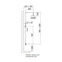 Душова система Paffoni Syncro Plus хром ZCOL615CR