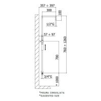 Душова система Paffoni Syncro Plus хром ZCOL615CRX