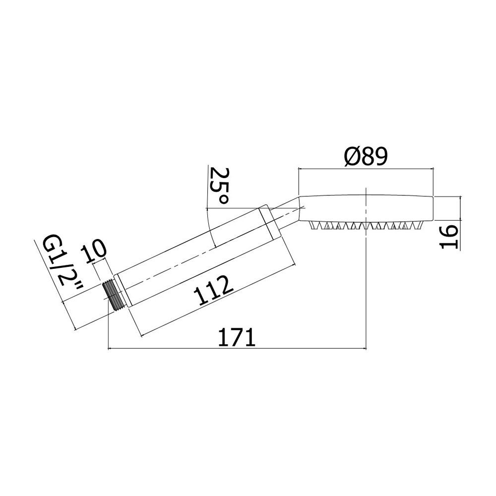 Ручной душ Paffoni Steel сталь ZDOC111AC