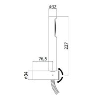Душевой гарнитур Paffoni Stick хром ZDUP054CR