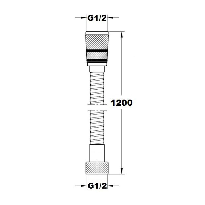 Шланг для душу Paffoni 120 см бронза ZFLO030BR