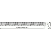 Решітка для канала AlcaPlast ZIP-850L