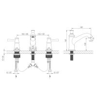 Змішувач для раковини Imprese PODZIMA чорний брашований ZMK02170802