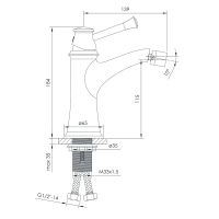 Змішувач для біде Imprese PODZIMA чорний брашований ZMK02170807