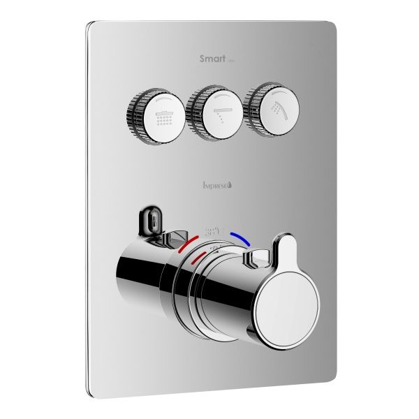 Змішувач прихованого монтажу Imprese SMART CLICK хром глянцевий ZMK101901235
