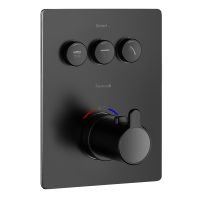 Змішувач прихованого монтажу Imprese SMART CLICK чорний матовий ZMK101901236