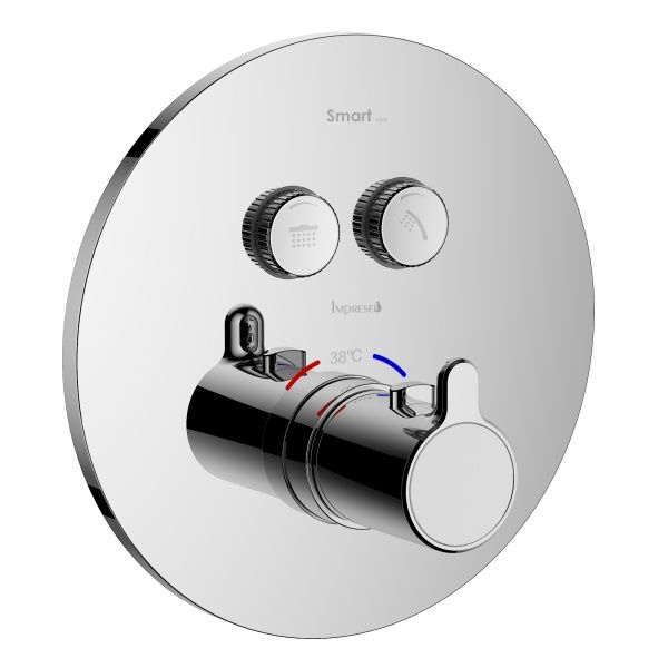 Смеситель скрытого монтажа Imprese SMART CLICK хром глянцевый ZMK101901237
