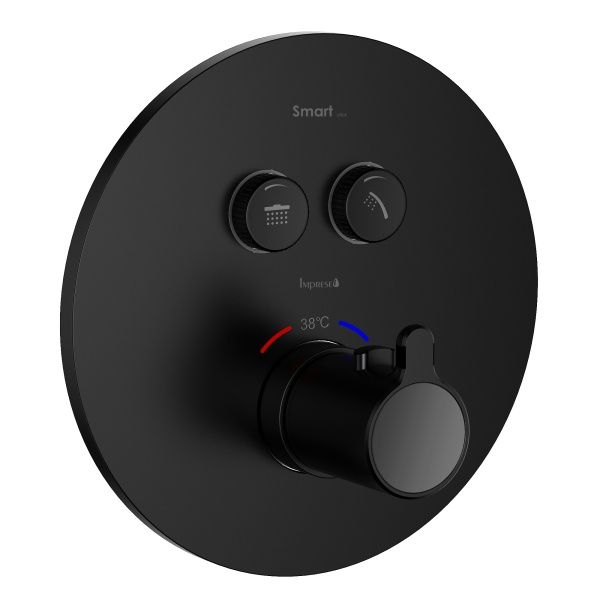 Змішувач прихованого монтажу Imprese SMART CLICK чорний матовий ZMK101901238