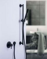 Душевой гарнитур Paffoni Life черный матовый ZSAL135NO