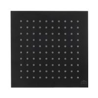 Верхний душ Paffoni Syncro King “Quadro” 30х30 см черный матовый ZSOF078NO